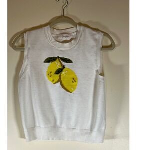 Jessica Simpson Lemon‎ Knit Sweater Vest Women's Sleeveless - Size XS-S